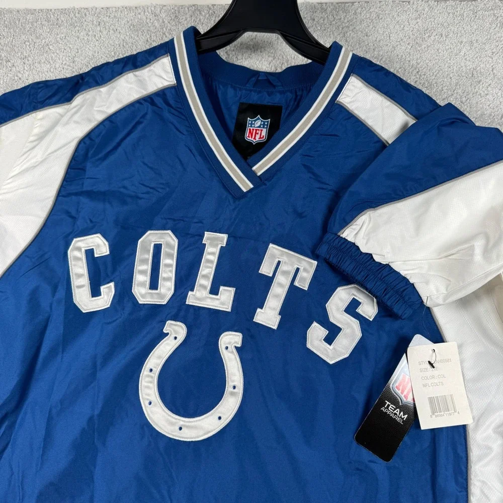 Johnny Unitas Indianapolis Colts NFL Football 2XL Baltimore Windbreaker XXL New